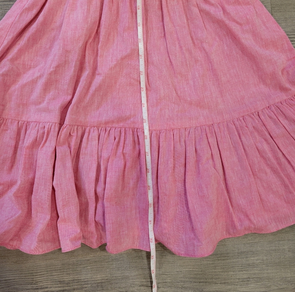 Willa Story Linen Midi Dress Size Small - Picture 10 of 16
